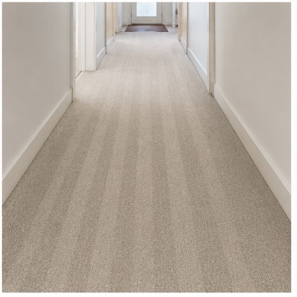 Hallway traffic lane after cleaning