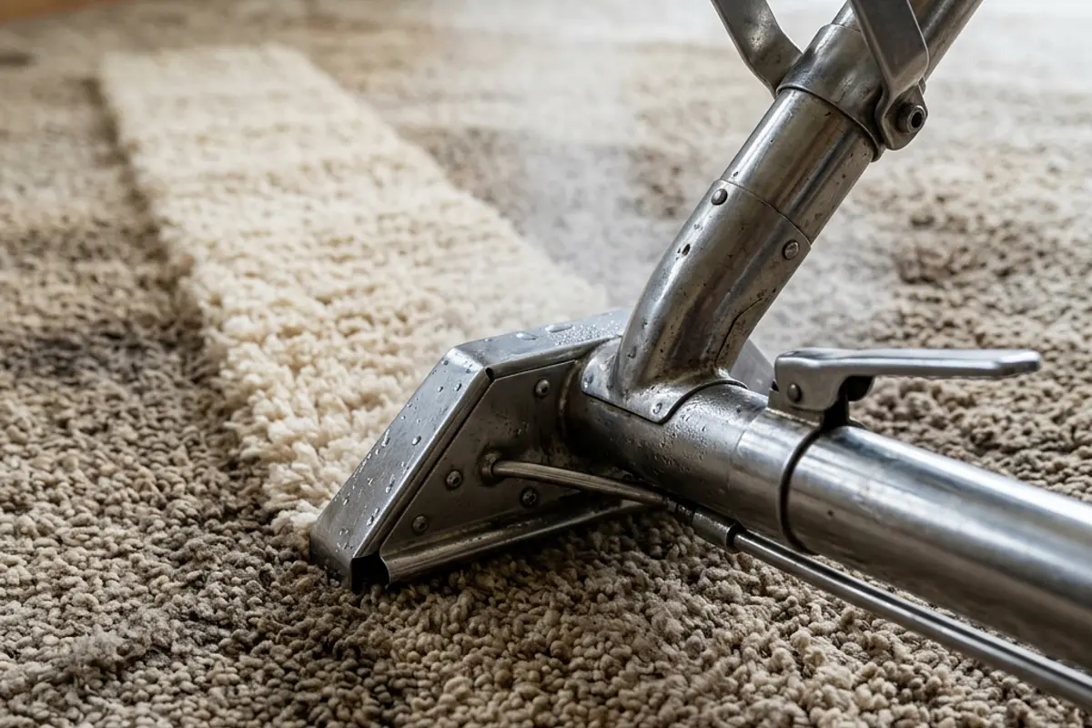 Carpet steam cleaning crew working in Tottenham